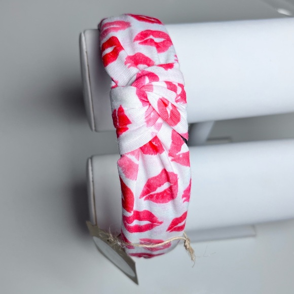 💋 LIPS HEADBAND | KNOTTED TOP | New In Package - Picture 2 of 9